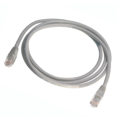 Кабель патч-корд U/UTP 5e кат. 10м. Atcom GL3720 литой, RJ45, серый