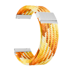 Ремешок на руку Lyambda DSN-13-22-YL плетеный нейлоновый для часов 22 mm yellow/white/orange