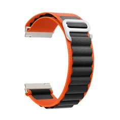 Ремешок на руку Lyambda DSN-19-22-OB петлевой нейлоновый для часов 22 mm orange/black