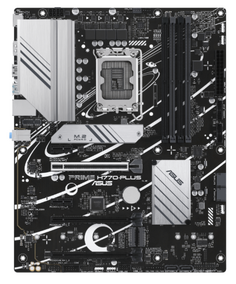 Материнская плата ATX ASUS PRIME H770-PLUS (LGA1700, H770, 4*DDR5 (7200), 4*SATA 6G RAID, 3*M.2, 5*PCIE, 2.5Glan, HDMI, DP, USB Type-C, 5*USB 3.2, 2*U
