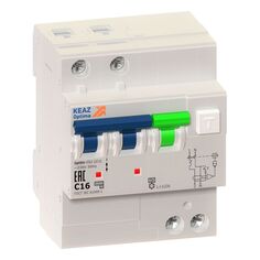 Автоматический выключатель дифф. тока (АВДТ) КЭАЗ 103453 с защитой от сверхтоков OptiDin VD63-22C16-A-УХЛ4 (2P, C16, 30mA)