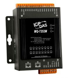 Модуль ICP DAS MQ-7252M MQTT I/O Module with 2-port Ethernet Switch, with 8-ch DI and 8-ch DO (RoHS)