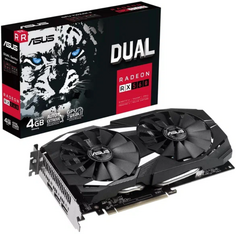 Видеокарта PCI-E ASUS Radeon RX 560 ROG STRIX GAMING (ROG-STRIX-RX560-4G-V2-GAMING) 4GB GDDR5 128bit 14nm 1199/6000MHz DVI-D/HDMI