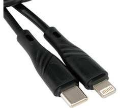 Кабель интерфейсный USB 2.0 Cablexpert CCB-USB2-CMAPO1-2MB Lightning/Type-С, Classic0.1, 2.1A, 20Вт, быст.зар, медь, 2м, черный, короб
