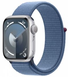 Часы Apple Watch S9 45mm MR9F3ZP/A Silver Aluminium Case Winter Blue S/L