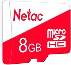 Карта памяти MicroSDHC 8GB Netac NT02P500ECO-008G-S P500 Eco Class 10 без адаптера