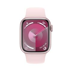 Часы Apple Watch S9 45mm Pink Aluminium Case with Light Pink Sport Band - S/M