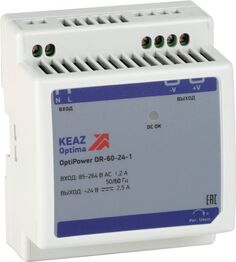 Блок питания КЭАЗ 284546 OptiPower DR-60-24-1