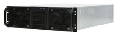 Корпус серверный 3U Procase RE306-D0H12-FC8-55-800R 0x5.25+12HDD,черный,бп GR2800 800+800вт, глубина 550мм,MB CEB 12"x10.5",8slot,панель вентиляторов