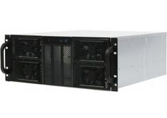 Корпус серверный 4U Procase RE411-D3H12-FC-55-550RP 3x5.25+12HDD,черный,бп GRP550 550+550вт, глубина 550мм,MB CEB 12"x10,5", панель вентиляторов 3*120