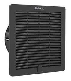 Вентилятор DKC R5RV15230PB с фильтром RV 230/260 м3/ч, 230 В, 252x252 мм, IP54, RAL9005, "RAM Klima"