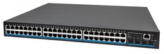 Коммутатор управляемый NST NS-SW-48G4G-PL Gigabit Ethernet на 48 RJ45 PoE + 4 x GE SFP порта. Порты: 48 x GE (10/100/1000 Base-T) с поддержкой PoE (IE