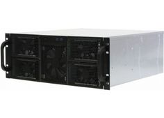 Корпус серверный 4U Procase RE411-D0H16-E-55-550RP 0x5.25+16HDD,черный,бп GRP550 550+550вт, глубина 550мм,MB EATX 12"x13"