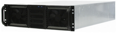 Корпус серверный 3U Procase RE306-D0H14-FC-55-700RP 0x5.25+14HDD,черный,бп GRP700 700+700вт, глубина 550мм,MB CEB 12"x10.5",4slot,панель вентиляторов