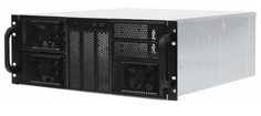 Корпус серверный 4U Procase RE411-D5H9-FE-65-550R 5x5.25+9HDD,черный,бп GR2550 550+550вт, глубина 650мм,MB EATX 12"x13", панель вентиляторов 3*120x25