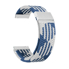 Ремешок на руку Lyambda DSN-13-22-BLW плетеный нейлоновый для часов 22 mm blue/white