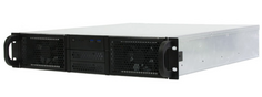 Корпус серверный 2U Procase RE204-D0H8-FE-65-800R 0x5.25+8HDD,черный,бп GR2800 800+800вт, глубина 650мм,EATX 12"x13", панель вентиляторов 4*80х25 PWM
