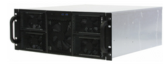 Корпус серверный 4U Procase RE411-D0H16-C-48-550R 0x5.25+16HDD,черный,бп GR2550 550+550вт, глубина 480мм,MB CEB 12"x10,5"