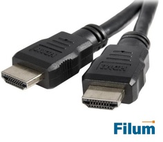 Кабель интерфейсный HDMI-HDMI Filum FL-HDMIv1.4-1.5m Full HD 1080p 60Гц, Ultra HD 3840×2160 24/25/30Гц 1,5м