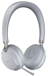 Гарнитура беспроводная Yealink BH72 Lite UC Light Gray USB-A HD звук, зарядка проводная 1м, шумоподав., серая