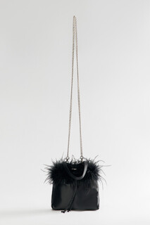 сумка женская Сумка-клатч с отделкой из перьев Befree