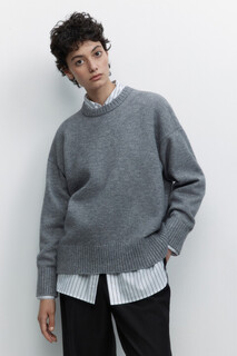 джемпер женский Джемпер oversize вязаный в базовых цветах Befree