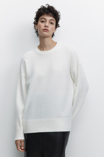 джемпер женский Джемпер oversize вязаный в базовых цветах Befree