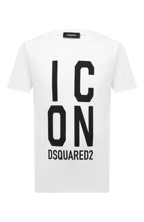 Хлопковая футболка Dsquared2