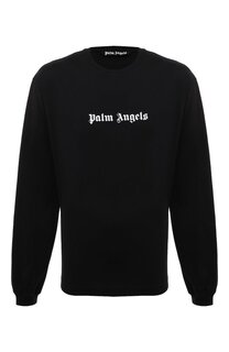 Хлопковый лонгслив Palm Angels