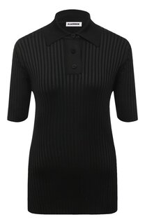 Поло из вискозы Jil Sander