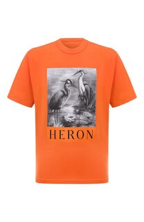 Хлопковая футболка Heron Preston