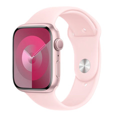 Apple Watch Series 9 (корпус - розовый, 41mm ремешок Sport Band розовый, размер M/L)
