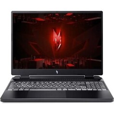 Ноутбук Acer Nitro AN16-41-R1C2 16 2560x1600, Ryzen 5 7640H, 16Гб, SSD 256Гб, RTX 4050 6Гб, без ОС, черный, 2.7 кг NH.QLKCD.004