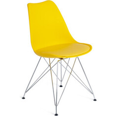 Стул TetChair Tulip iro chair(mod.EC-123) металл/пластик 54,5x48x83,5 желтый