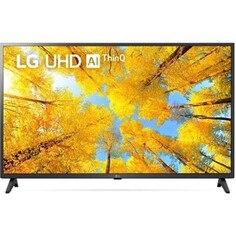 Телевизор LG 43UQ75006LF (43, 4K, SmartTV, webOS, WiFi, черный)