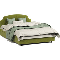 Кровать двуспальная с подъемным механизмом Шарм-Дизайн Шарм 160 велюр Дрим эппл.