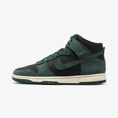 Кеды высокие Nike Dunk High Retro Premium, Черный