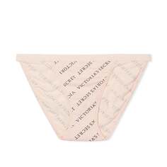 Трусики-бикини Victoria&apos;s Secret Stretch Cotton String, светло-розовый