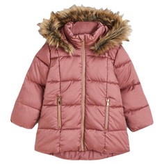 Куртка H&amp;M Hooded Puffer, темно-розовый H&M