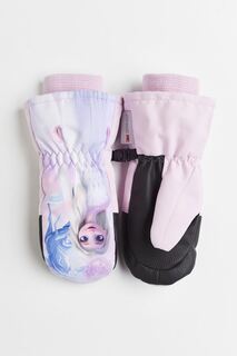 Водонепроницаемые лыжные перчатки H&amp;M Frozen, светло-розовый H&M