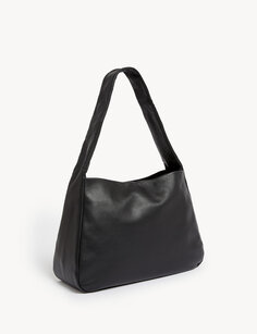 Кожаная сумка через плечо Marks &amp; Spencer, черный