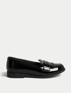 Детские кожаные школьные туфли Freshfeet (13 маленьких — 9 больших) Marks &amp; Spencer, черный