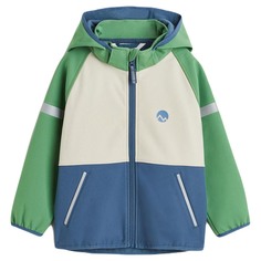 Куртка H&amp;M Water-resistant Softshell Color-block, зеленый H&M