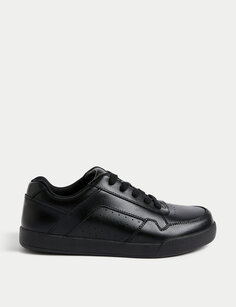 Детские кожаные школьные туфли Freshfeet (2½ больших - 9 больших) Marks &amp; Spencer, черный