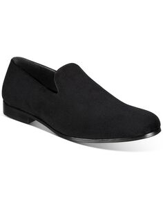 Мужские лоферы zion smoking slipper, созданные для macy&apos;s Alfani, черный