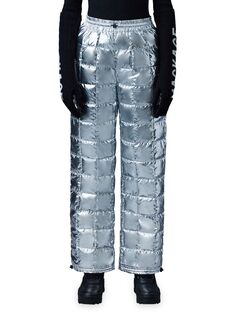 Лыжные брюки Aeryn с металлическим пухом Mackage, серебряный