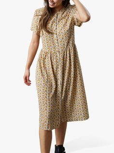 Платье-рубашка с цветочным принтом Lollys Laundry Aliya, Многоцветный