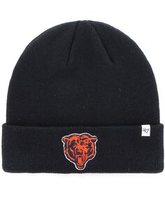 Мужская темно-синяя вязаная шапка с манжетами Chicago Bears Legacy &apos;47 Brand