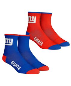 Мужские носки New York Giants Core Team, комплект из 2 носков длиной четверть длины Rock &apos;Em