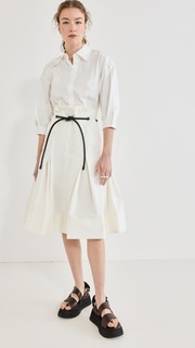 Платье 3.1 Phillip Lim Origami Combo, белый